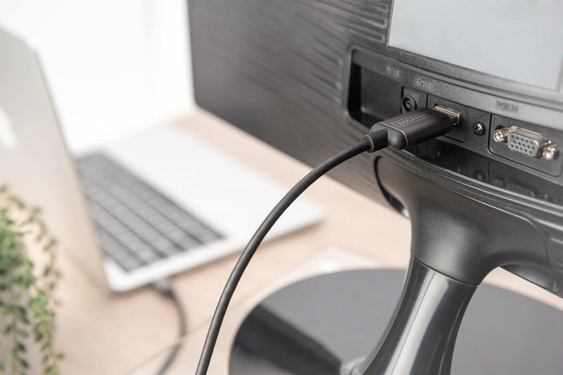 ADATTATORE USB-C - HDMI 1,8 M 4K/30HZ, NERO, ALLOGGIAMENTO IN METALLO