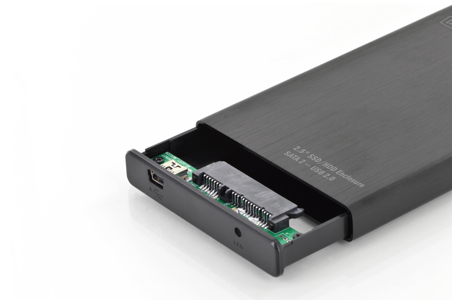 BOX ESTERNO USB 2.0 PER HDD/SSD 2,5" SATA I-II