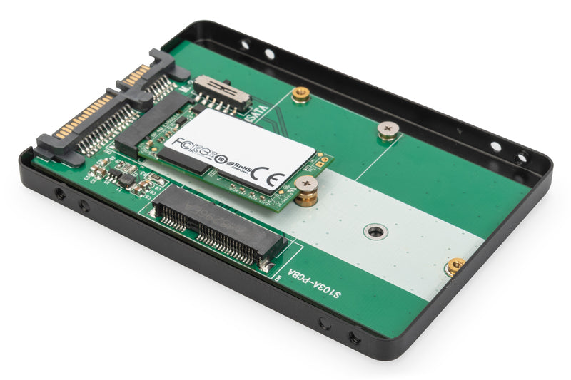 BOX ESTERNO 2,5" SATA HDD M.2 O mSATA SATA 3 6 Gbit/s, FINO A 520 MB/s