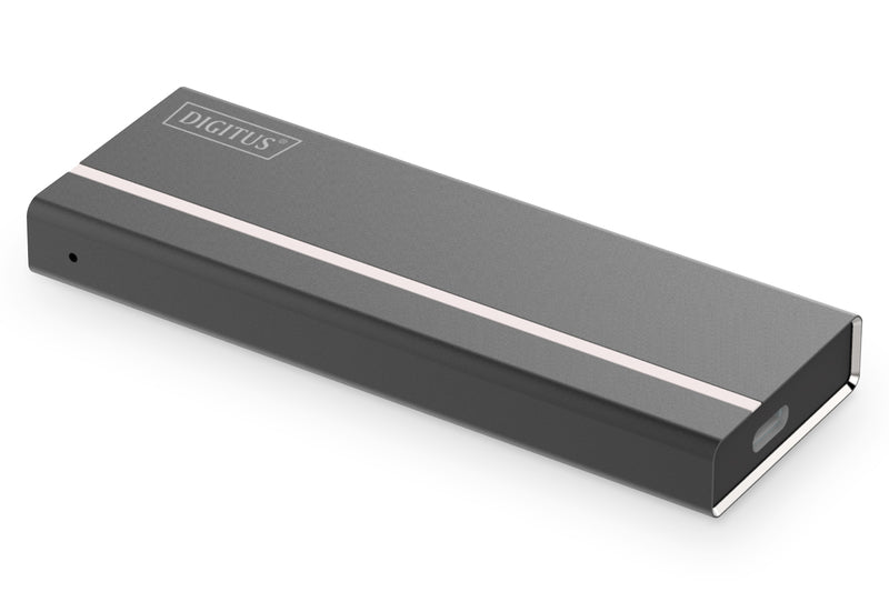 ALLOGGIAMENTO SSD ESTERNO USB TYPE-C 3.1 M.2 (NVME) SENZA ATTREZZI, ALLOGGIAMENTO IN ALLUMINIO, KEY M O KEY B+M