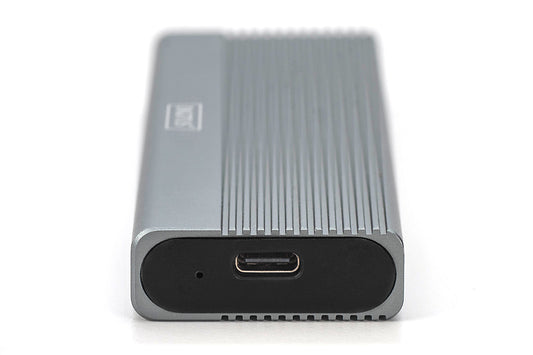 DIGITUS Alloggiamento per disco rigido USB M.2, SSD, esterno, SATA, 6Gbps, USB 3.1 Gen2, alluminio, senza attrezzi