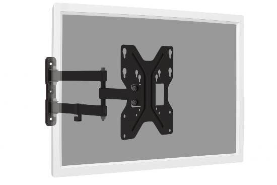 SUPPORTO A PARETE A DUE SNODI PER SCHERMI LED/LCD