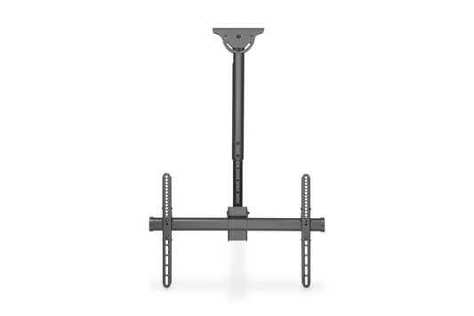 DIGITUS Supporto a soffitto universale per TV con regolazione dell’altezza del supporto telescopica