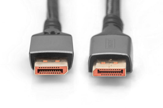 DIGITUS CAVO 16K DISPLAYPORT 2.1, 1 MT, 80G, NERO