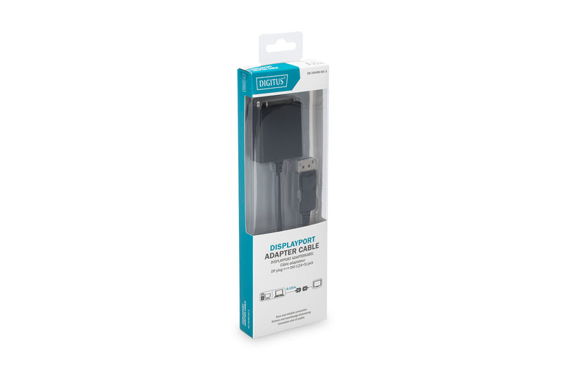 ADATTATORE DISPLAYPORT MASCHIO - DVI 24+5 FEMMINA DIGITUS