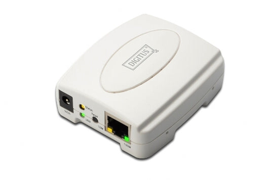 PRINT SERVER USB 1 PORTA - CONNETTORE RJ45 FEMMINA E USB A FEMMINA