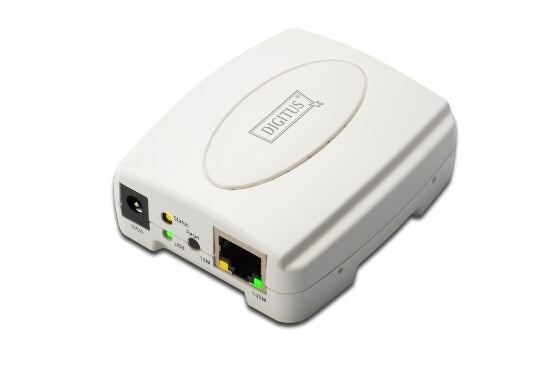 PRINT SERVER USB 1 PORTA - CONNETTORE RJ45 FEMMINA E USB A FEMMINA