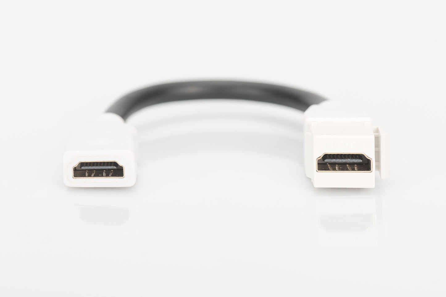 MODULO KEYSTONE HDMI FEMMINA/FEMMINA CON CAVO 12 CM PER PLACCHE A MURO O PANNELLI PATCH DIGITUS