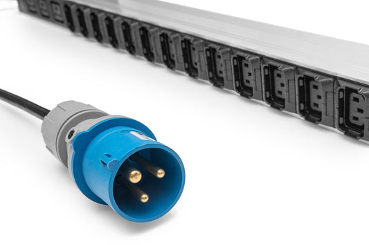 Multipresa 1 Fase 16A, 24 x C13, 3 x C19, cavo mt 3 mt con spina IEC 60309 16 A