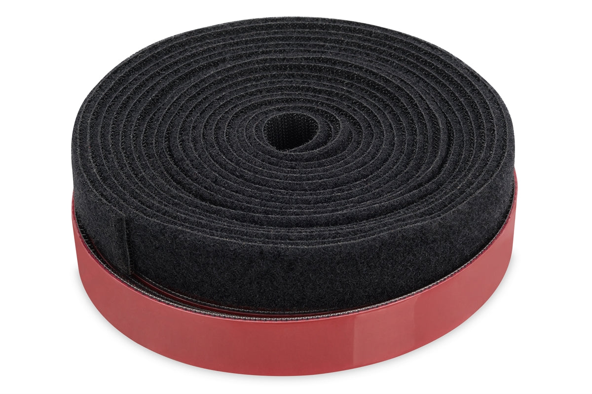 Sistema di gestione cavi a strappo, fissaggio a fungo 2,5 m, nastro a strappo 5 mt