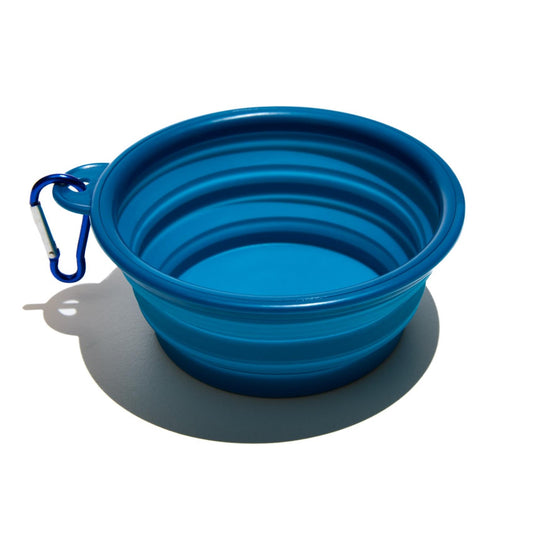 MUITOMAS - Ciotola pieghevole blu ottanio