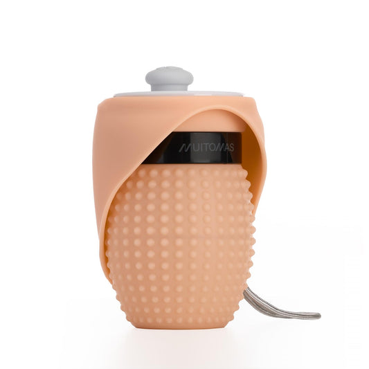 MUITOMAS - Borraccia da trasporto per animali peach fuzz