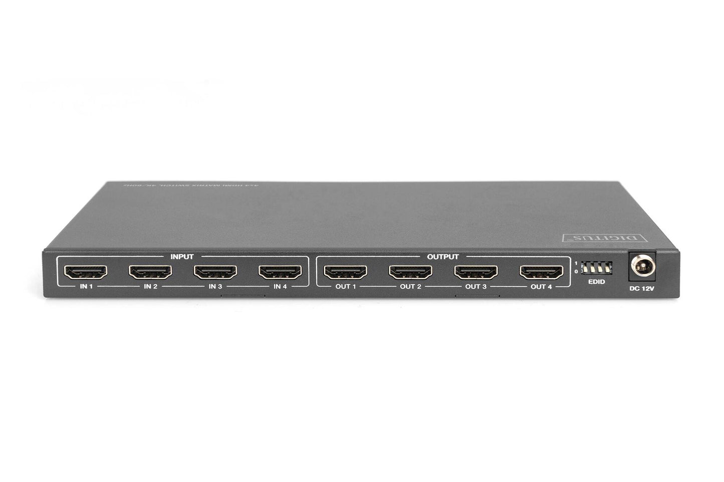 DIGITUS 4x4 switch matrix HDMI, 4K/60Hz