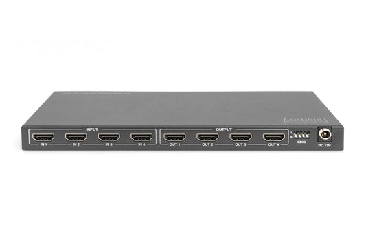 DIGITUS 4x4 switch matrix HDMI, 4K/60Hz