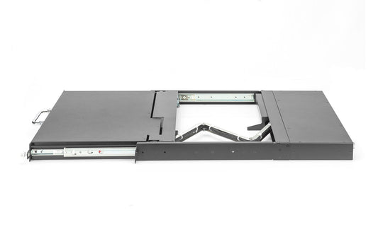 Console KVM modulare HD LCD con TFT da 17", connessione KVM VGA a 16 porte, touchpad, layout tastiera italiana