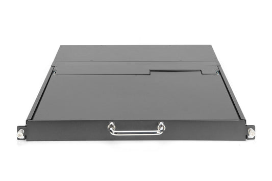 Console KVM modulare HD LCD con TFT da 17", connessione KVM Cat5 a 8 porte, touchpad, layout tastiera italiana
