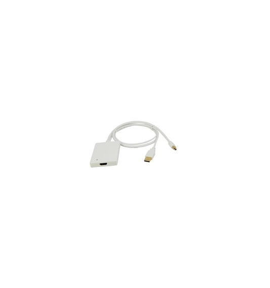 ADATTATORE MINI DP + AUDIO USB A HDMI