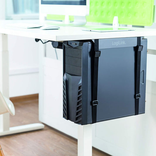 SUPPORTO PC SOTTO TAVOLO REGOLABILE