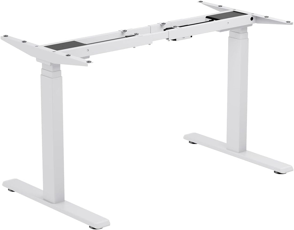 SUPPORTO PER TAVOLO ALZO ELETTRICO 620-1280 MM DOPPIO MOTORE BIANCO