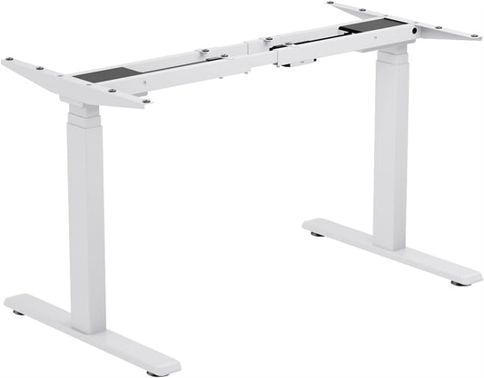 SUPPORTO PER TAVOLO ALZO ELETTRICO 620-1280 MM DOPPIO MOTORE BIANCO