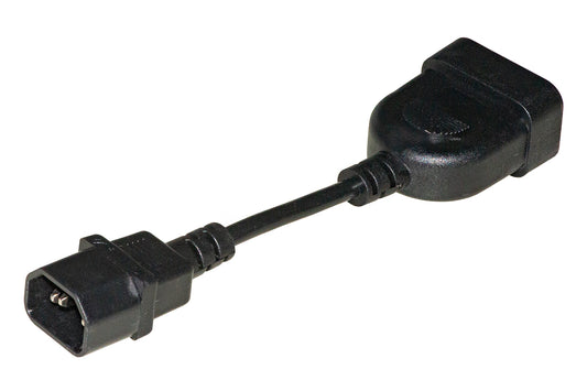 CAVO PER GRUPPI DI CONTINUITA' CON 1 FEMMINA TRIPOLARE ITALIANA 10A/16A - 1 CONNETTORE MASCHIO C14