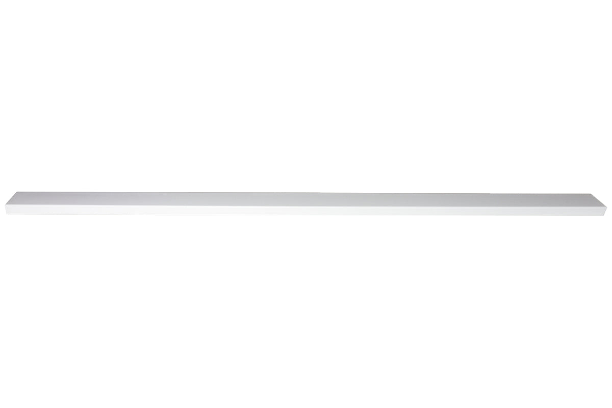 CONFEZIONE 10 CANALINE PASSACAVI DA MURO MM 46x18 LUNGHEZZA MT 1 BIANCO CON COPERCHIO SCORREVOLE (10 METRI IN TOTALE)