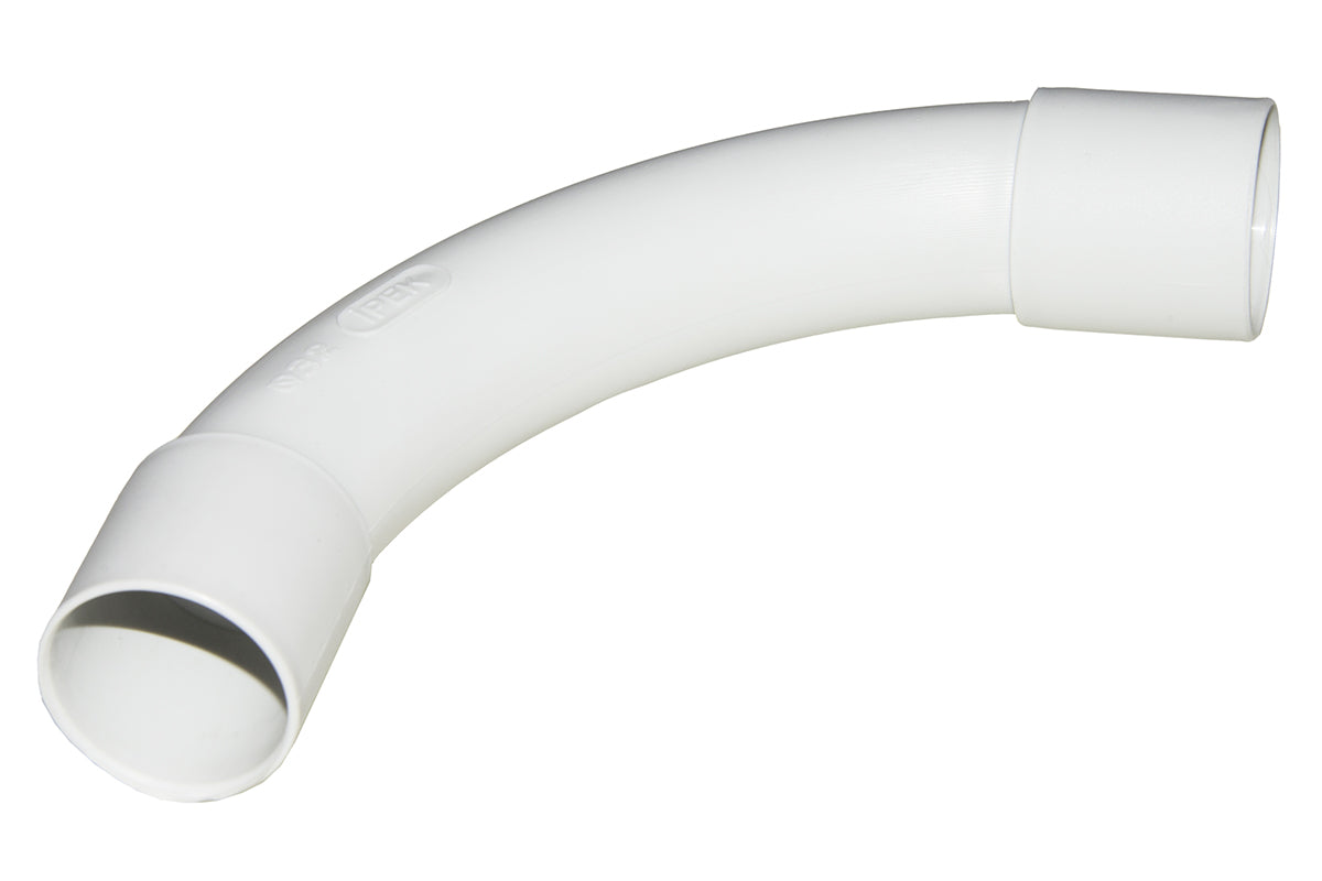 ANGOLO PER TUBI DI CONDOTTA DIAMETRO 25 MM PVC LK80425