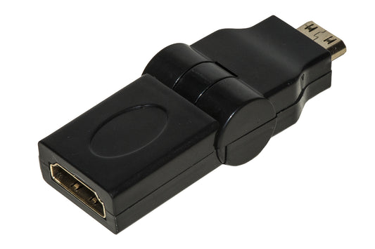 ADATTATORE MINI HDMI® MASCHIO - HDMI® FEMMINA CON CONNETTORE INCLINABILE