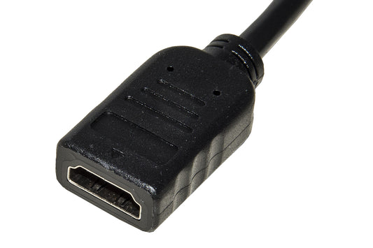 ADATTATORE DISPLAYPORT 1.2 MASCHIO - HDMI® 1.4 FEMMINA CONTATTI DORATI 4K@30HZ CM 20
