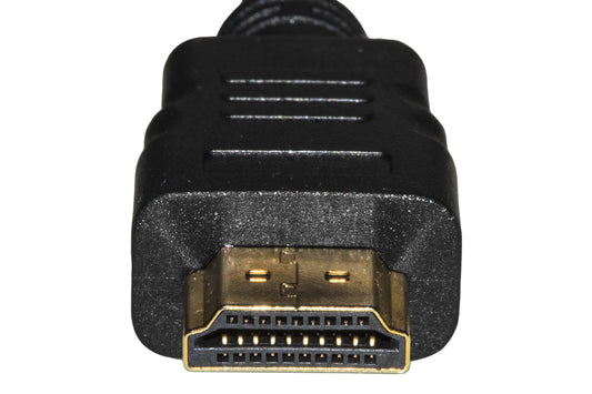 CAVO HDMI® 4Kx2K PER PC, NOTEBOOK, HDTV, ECC CONTATTI DORATI MT 0,5 COLORE NERO