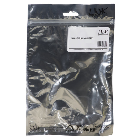 CAVO HDMI® 4Kx2K PER PC, NOTEBOOK, HDTV, ECC CONTATTI DORATI MT 5 COLORE BIANCO