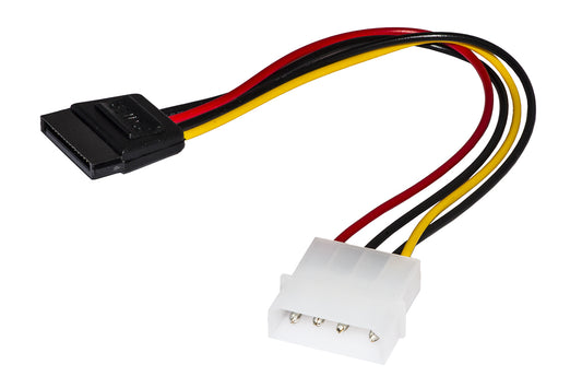 CAVO ADATTATORE ALIMENTAZIONE SATA 15 POLI - MOLEX 4 POLI CM.0.15
