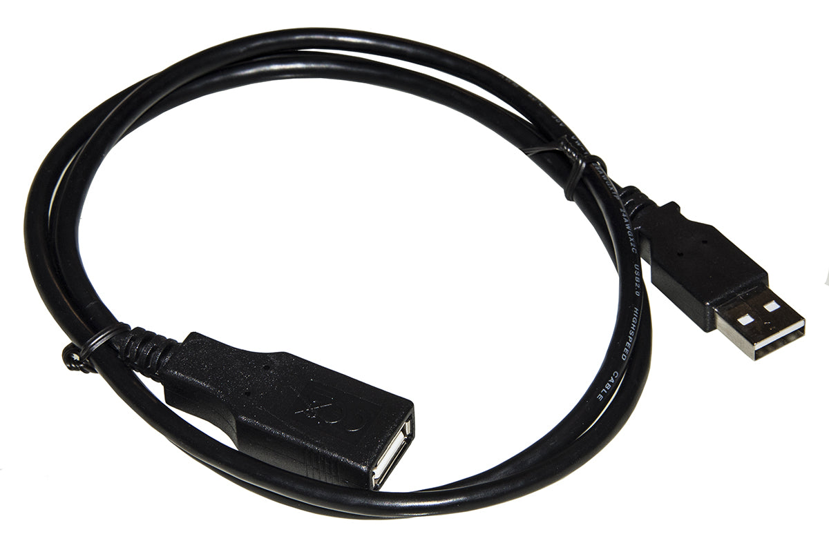 CAVO USB 2.0 MASCHIO/FEMMINA RAME CONNETTORE FEMMINA ISOLATO MT 0,5