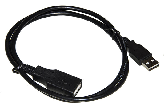 CAVO USB 2.0 MASCHIO/FEMMINA RAME CONNETTORE FEMMINA ISOLATO MT 1