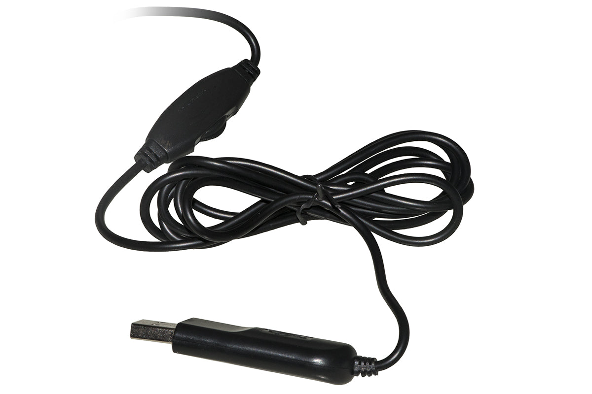 CUFFIA CON MICROFONO ORIENTABILE, CONNETTORE USB E CONTROLLO VOLUME