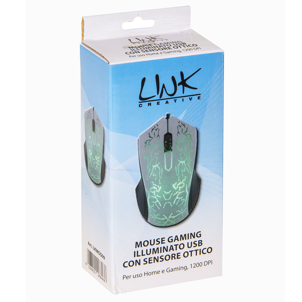 MOUSE GAMING USB ILLUMINATO 7 COLORI