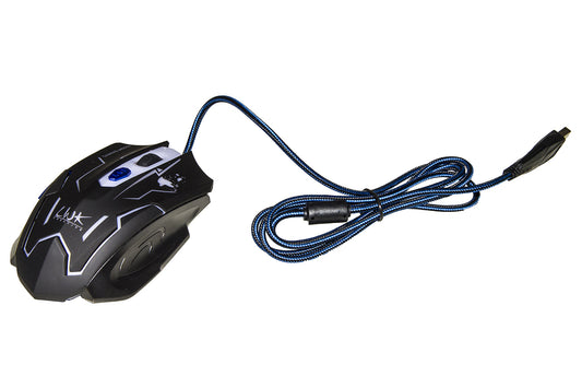MOUSE GAMING USB 6 TASTI ILLUMINATO 7 COLORI