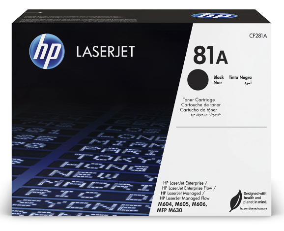 HP 81A original toner cartridge black standard capacity 10.500 pages 1-pack - CF281A