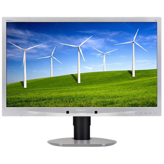 (RIGENERATO) Monitor Philips Brilliance 241B4L 24 Pollici Full HD LED 1920 x 1080 Silver-Black