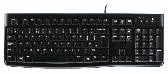 TASTIERA K120 NERA LOGITECH (USB) 920-002517
