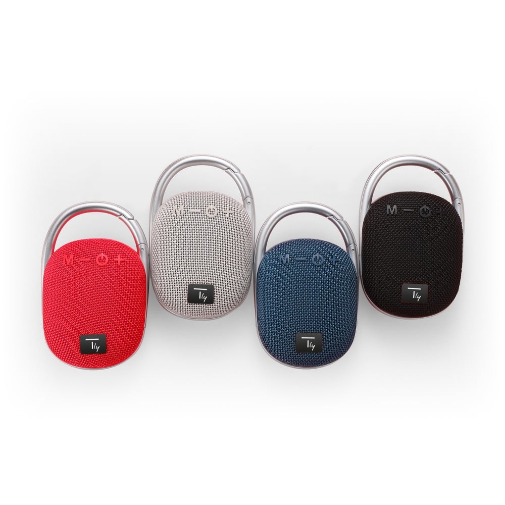Mini Altoparlante Wireless BT V5.3 Speaker Luce LED Vivavoce TF USB Rosso