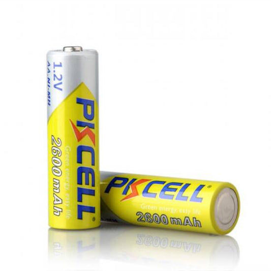 BATTERIE RICARICABILI STILO AA NI-MH 2000 MAH 1,2 V BLISTER 4 PEZZI