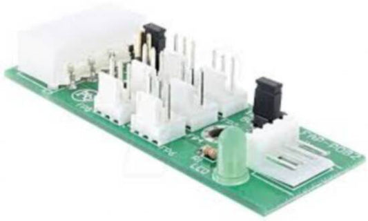 SCHEDA DI DISTRIBUZIONE PER 6 VENTOLE 5/12 VOLT DELOCK