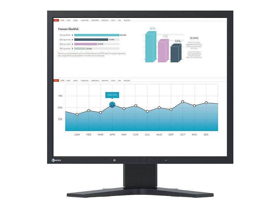 EIZO FlexScan Slim-Monitor S1934H-BK monitor 19 - NERO