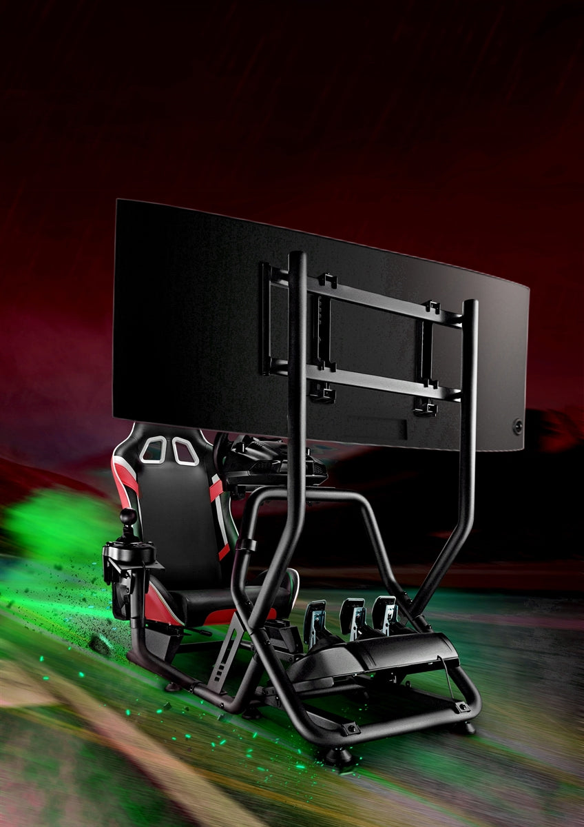 Poltrona/Simulatore guida Cortek serie 6 rosso-nero