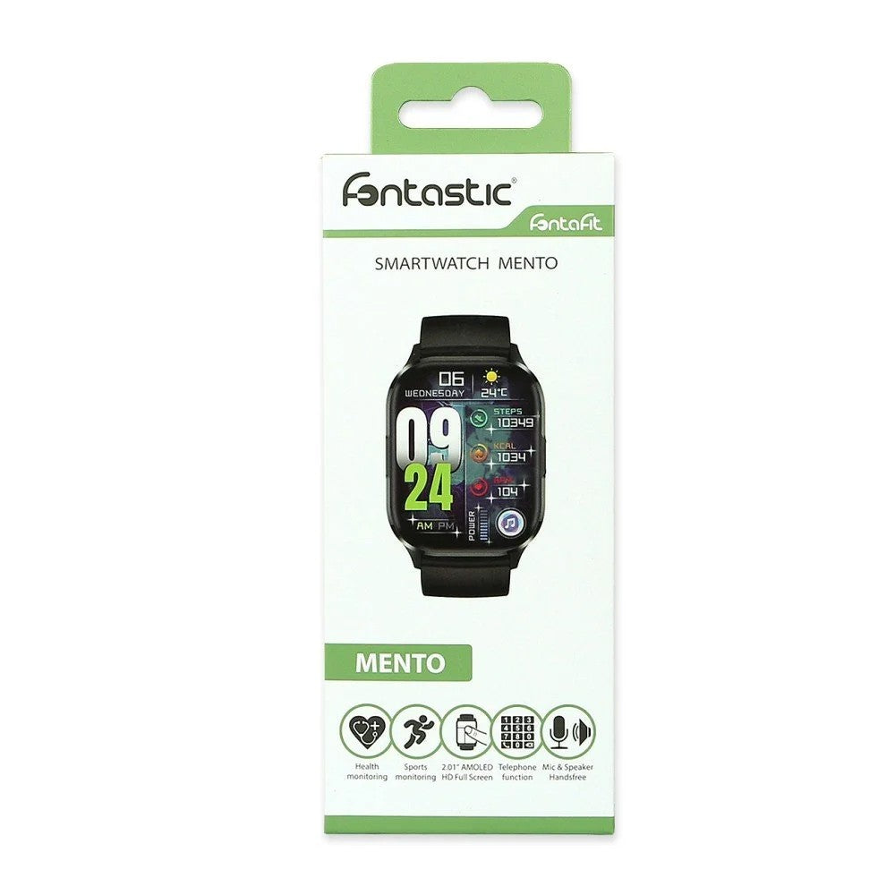 Smartwatch Fitness Bluetooth V5.3 Mento Display 2,01" IP67 Nero