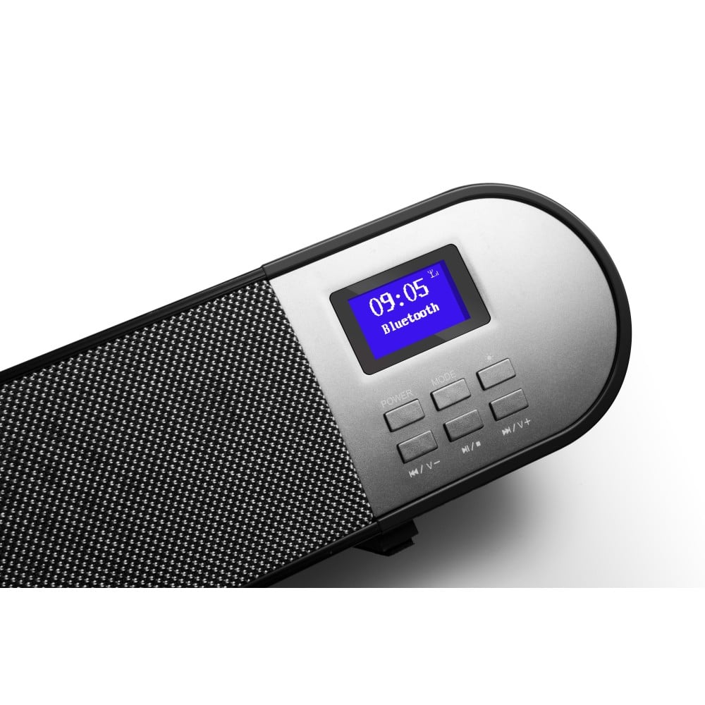 Soundbar con Radio DAB+ e FM Bluetooth V5.0 Connessione Ottica e Luce LED 7 Colori, TX-139