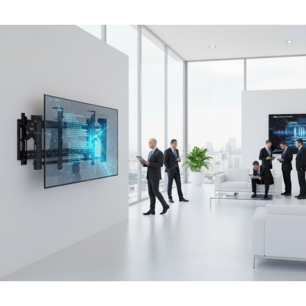 Supporto a Muro Video Wall Professionale Retrattile Antifurto per TV LED LCD 37-70”