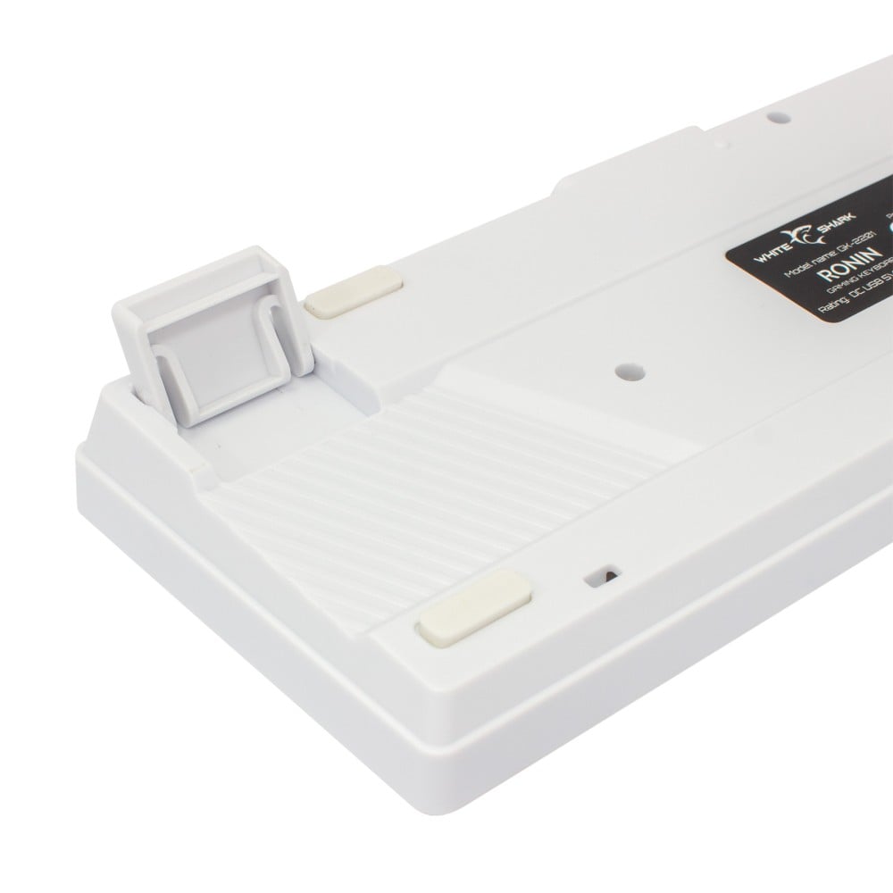 Tastiera Gaming USB 68 Tasti con Retroilluminazione LED RGB Bianco