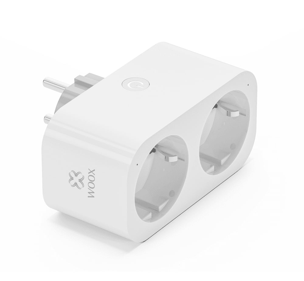 Presa Intelligente 2xSchuko IP20 Controllo Vocale Alexa, R6153